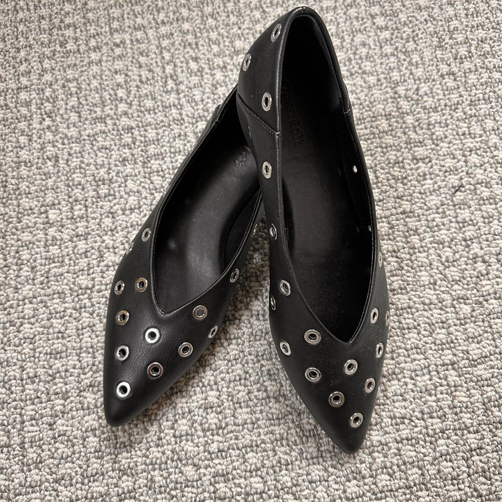 Nordstrom Open Edit Kyler Pointed Toe Flat - Picture 5 of 9